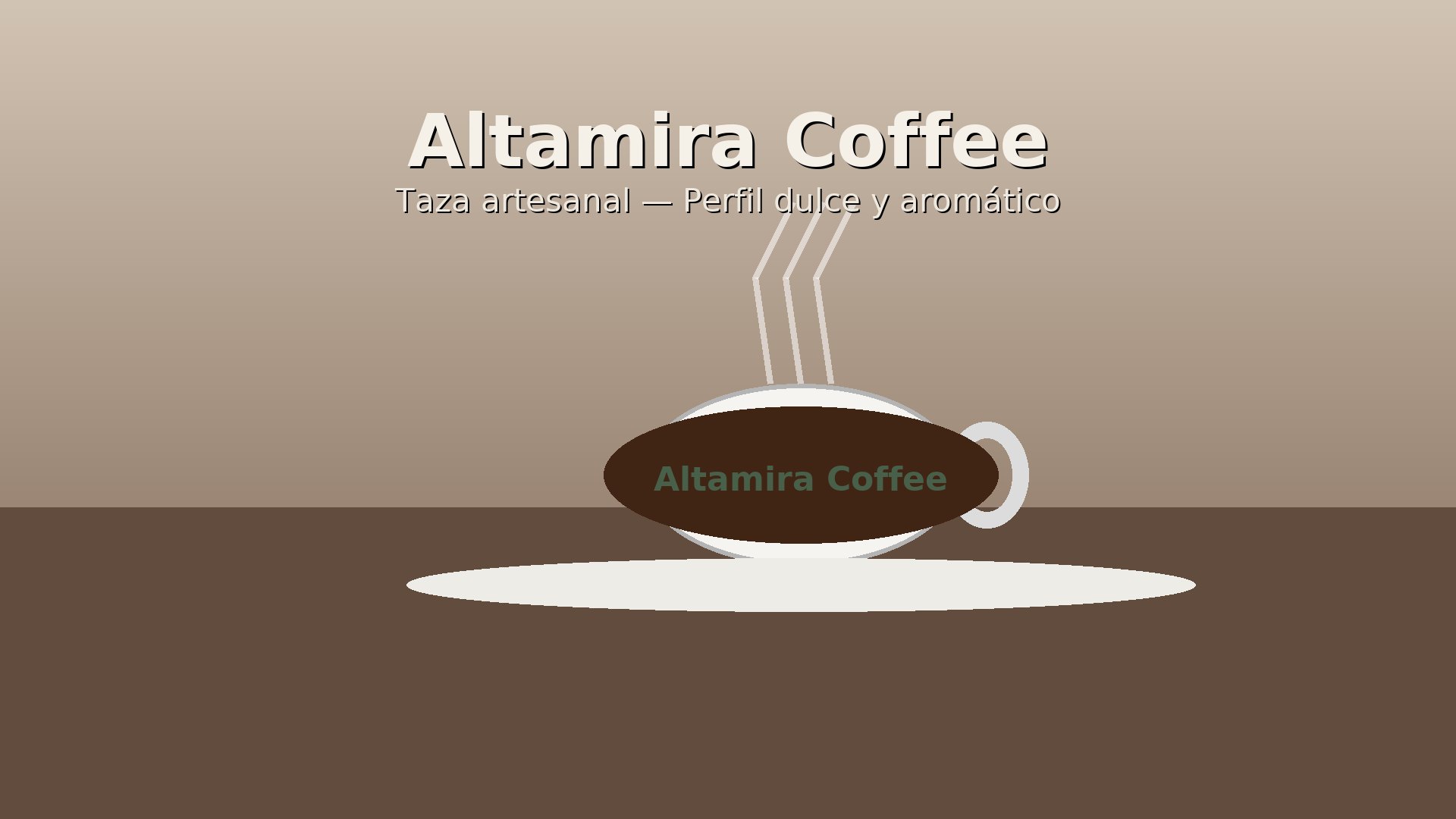 Taza de café artesanal